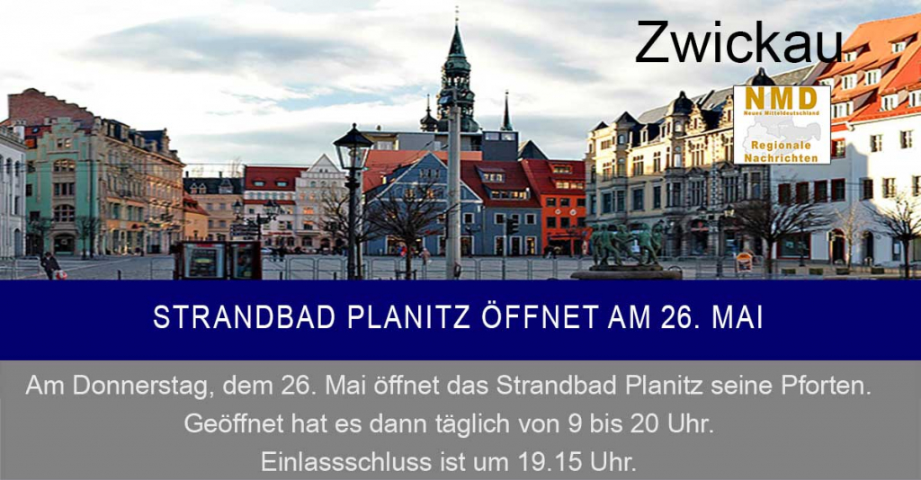 Strandbad Planitz öffnet am 26. Mai