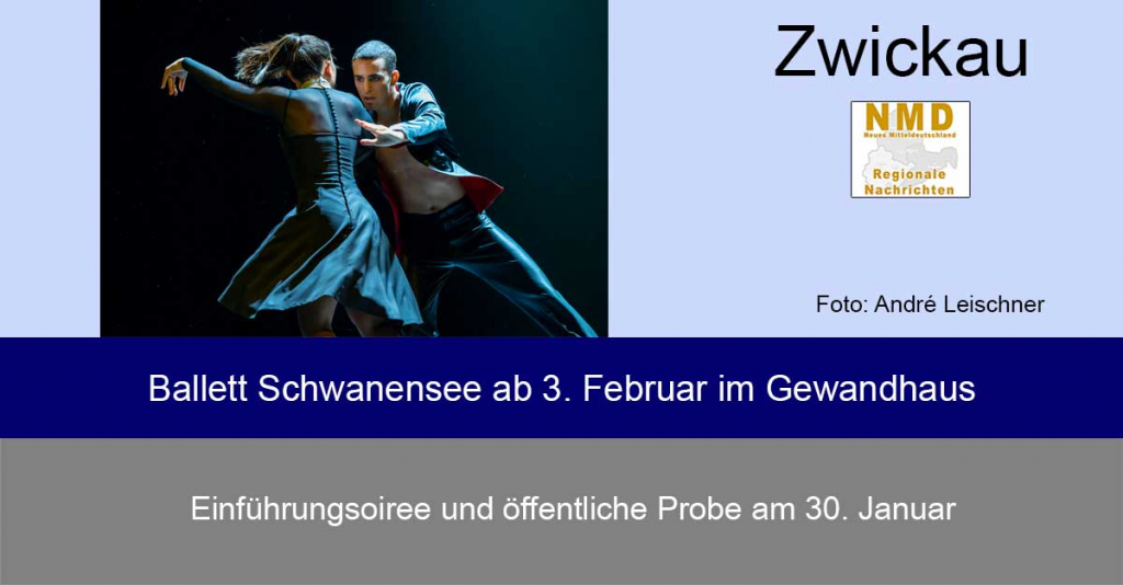 Ballett Schwanensee ab 3. Februar im Gewandhaus 