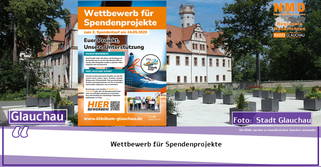 Glauchau - Wettbewerb für Spendenprojekte 